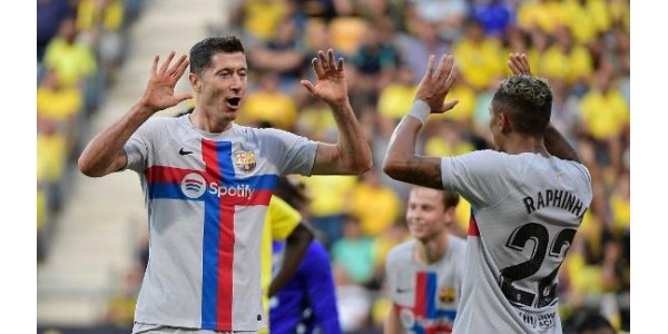 Barcelona kletterte an die Spitze und Lewandowski brach zwei Rekorde